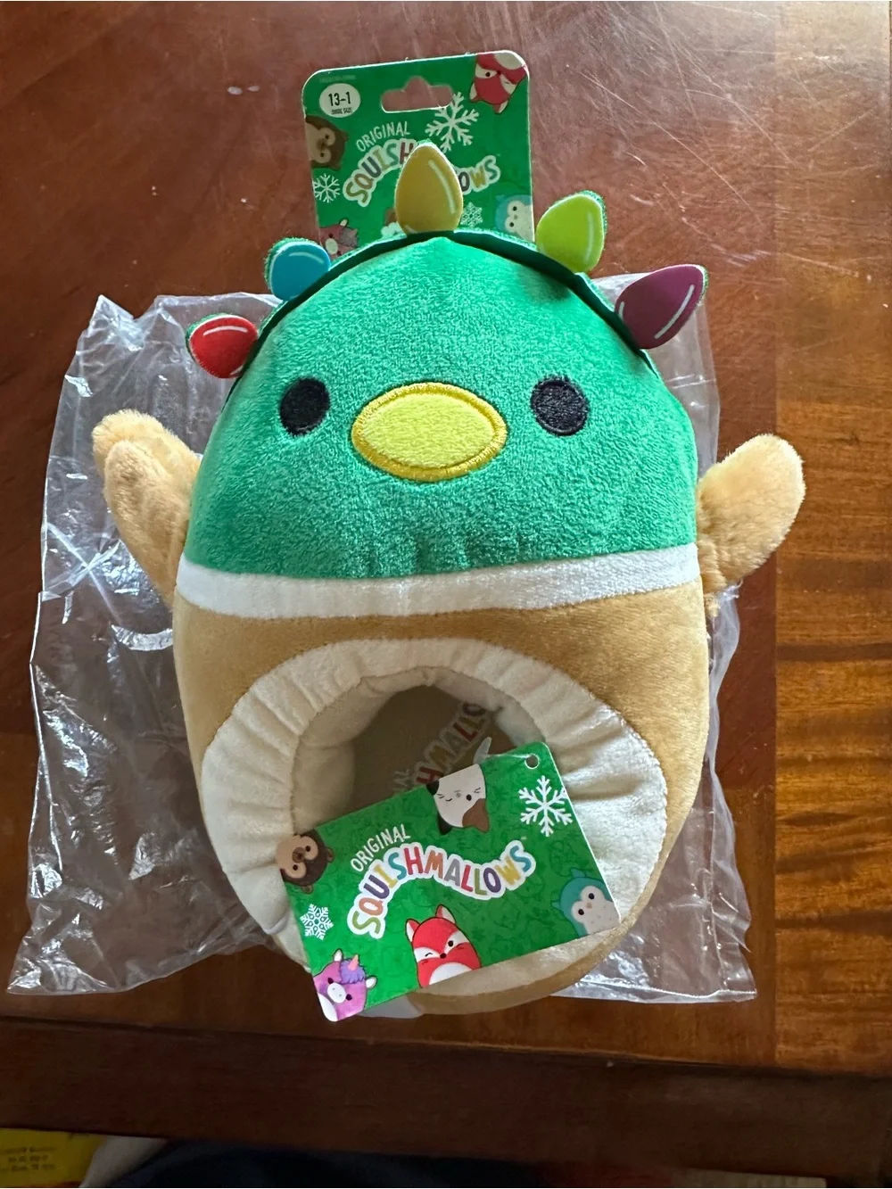 Squishmallows Plush Christmas Duck slippers 🦆🎄